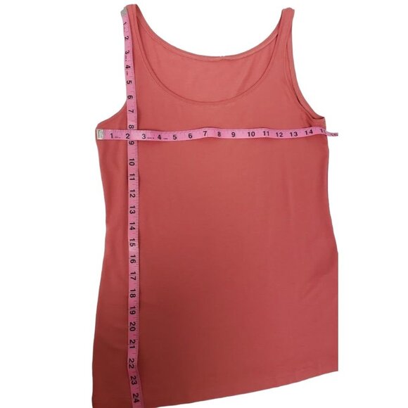 Eileen Fisher Jersey Shell Tank Top Women's XXS Dusty Pink Viscose Sleeveless - Picture 4 of 10